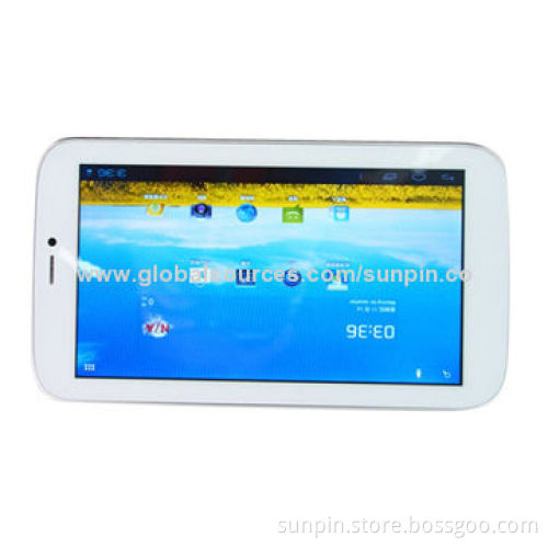 Wi-Fi tablet PC with 7-inch screen, 3G calling, Bluetooth